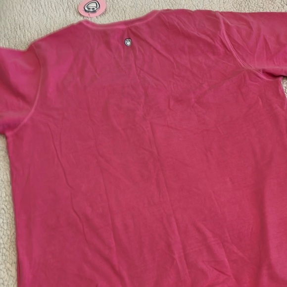 Life Is Good Pink Short Sleeve Tee with Graphic Design - Picture 6 of 6